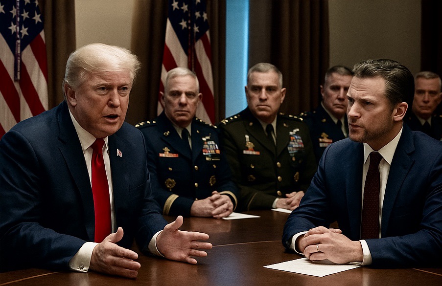 Trump y Hegseth alarman sobre el uso doméstico del ejército