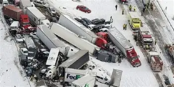 Caos invernal en la I-70: choque masivo paraliza Indiana sin víctimas fatales